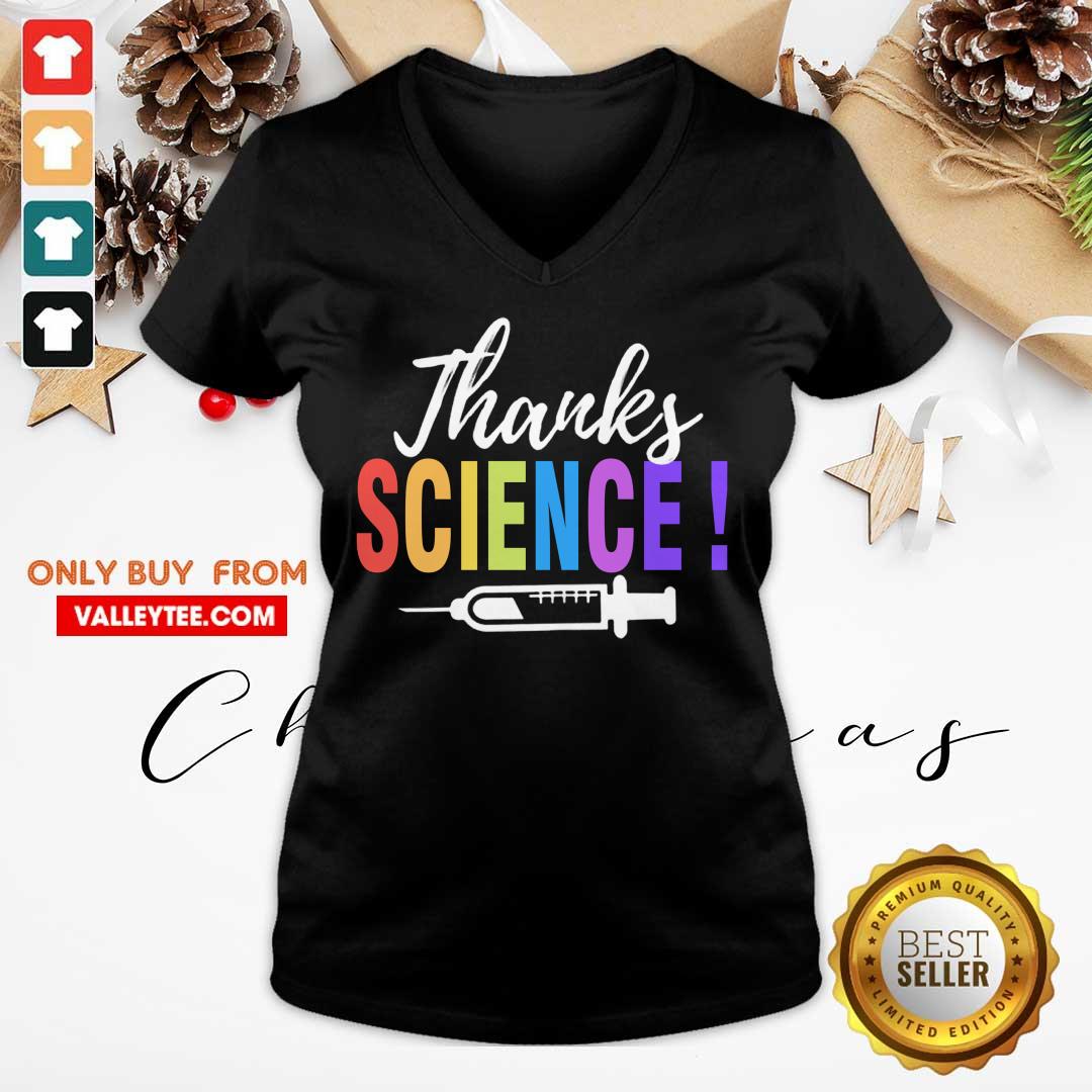 Fantastic Thanks Science Pro Vaccine Vaccination Quote Shirt - Image 3