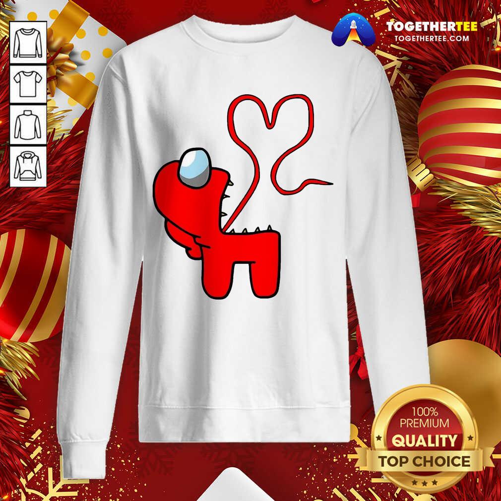 Top Among Us 2021 Valentines Day Shirt - Image 4