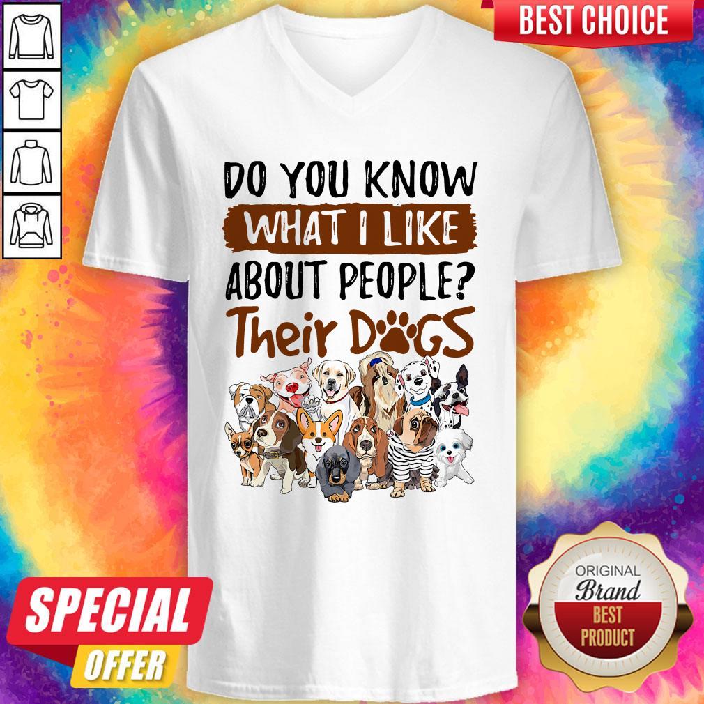 Do You Know What I Like About People Their Dogs Shirt - Image 2