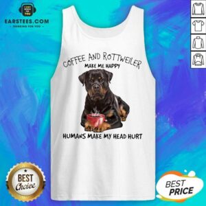 Alternative view of Fantastic Coffee And Rottweiler Head Shirt