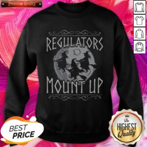 Alternative view of Funny Halloween Witch Regulators Mount Up Broomstick Classic Shirt