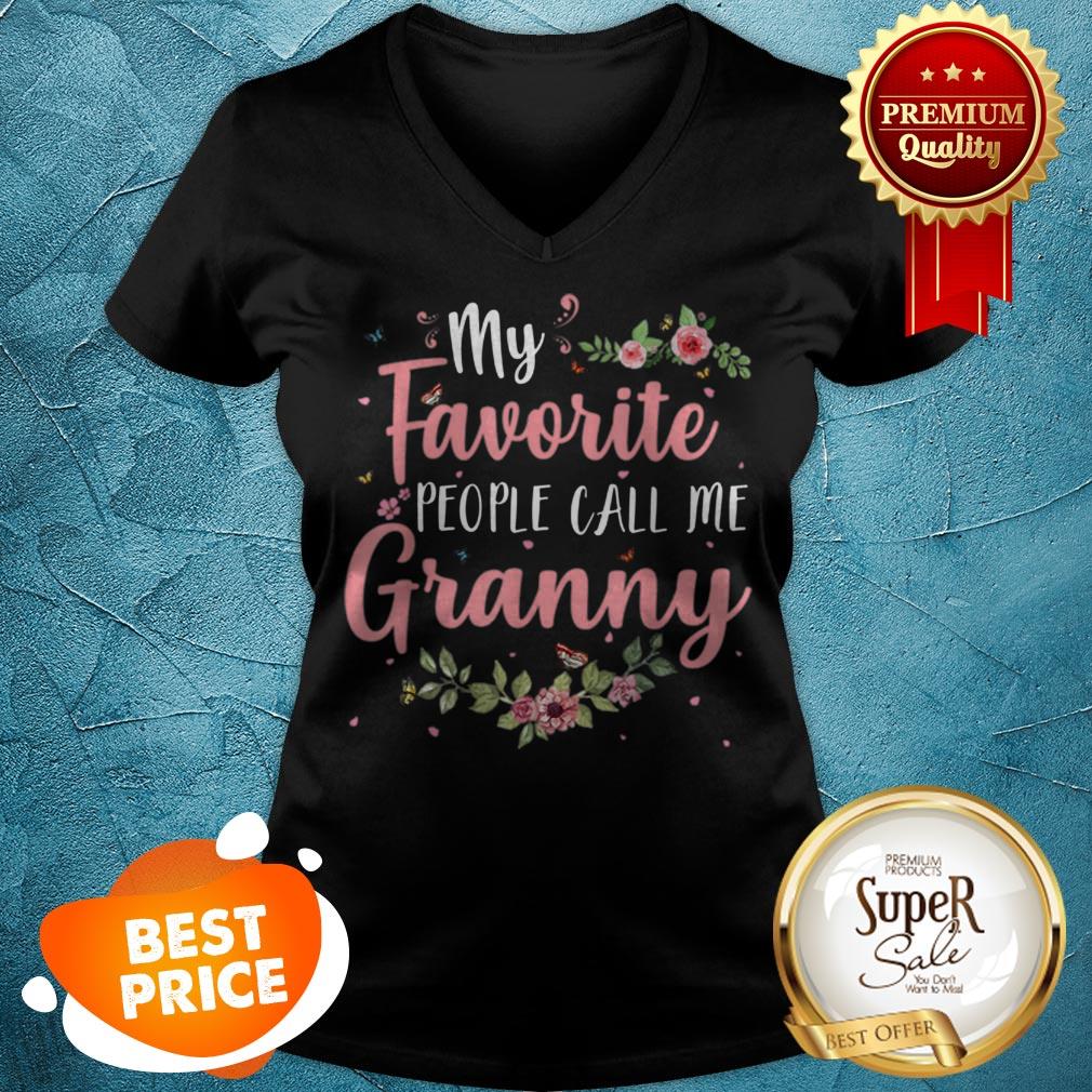 Original My Favorite People Call Me Granny Tee Mother’s Day Gift Shirt - Image 5