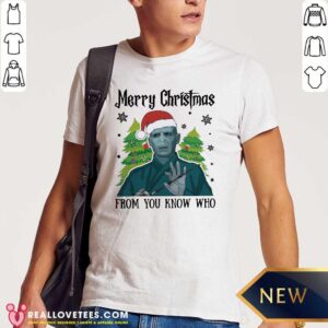 Lovely Voldemort Merry Christmas From You Know Who Shirt