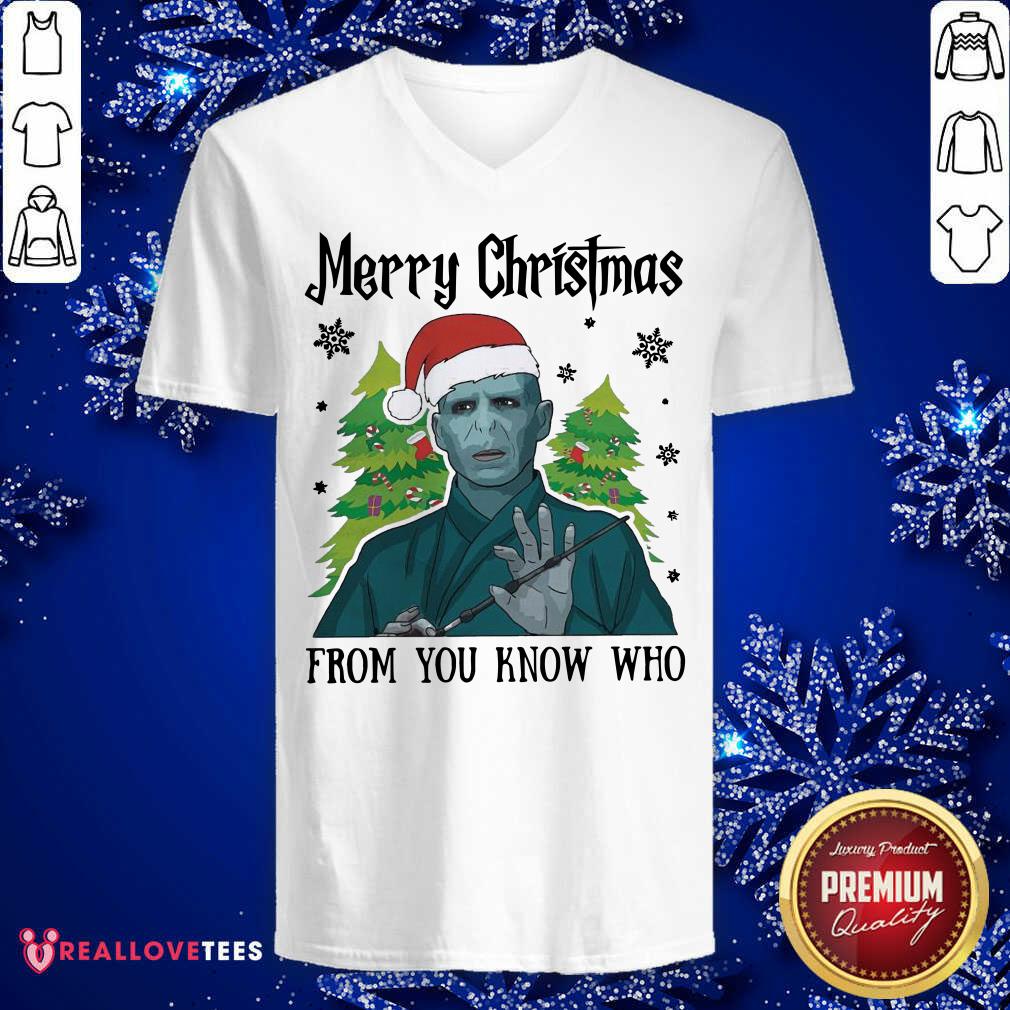 Lovely Voldemort Merry Christmas From You Know Who Shirt - Image 4