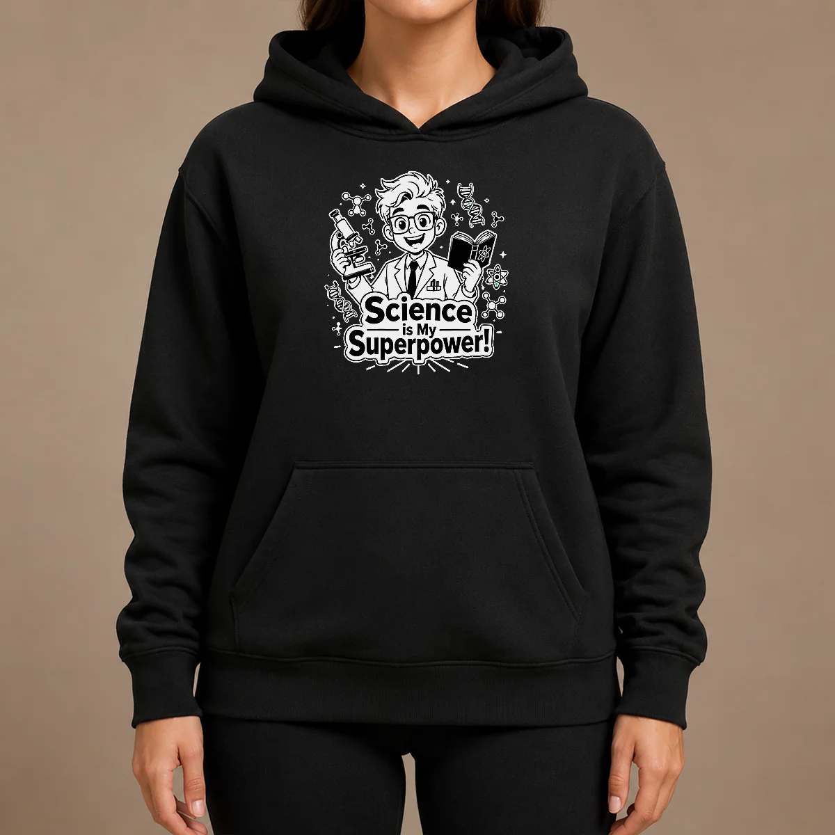 Hot Science Is My Superpower Line Art Shirt - Image 5