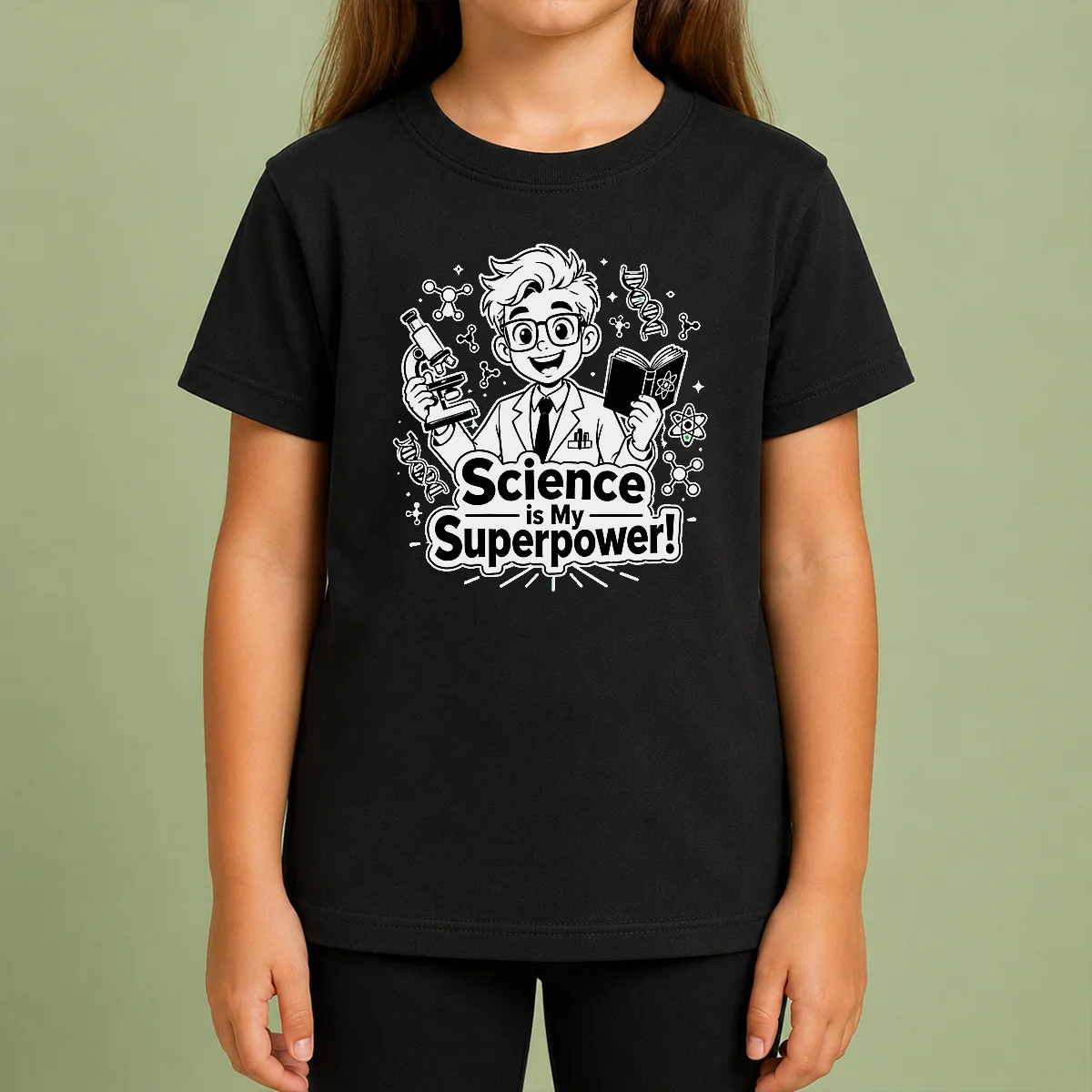 Hot Science Is My Superpower Line Art Shirt - Image 9