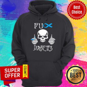 Alternative view of Nice Skull Fuck Diabetes Shirt