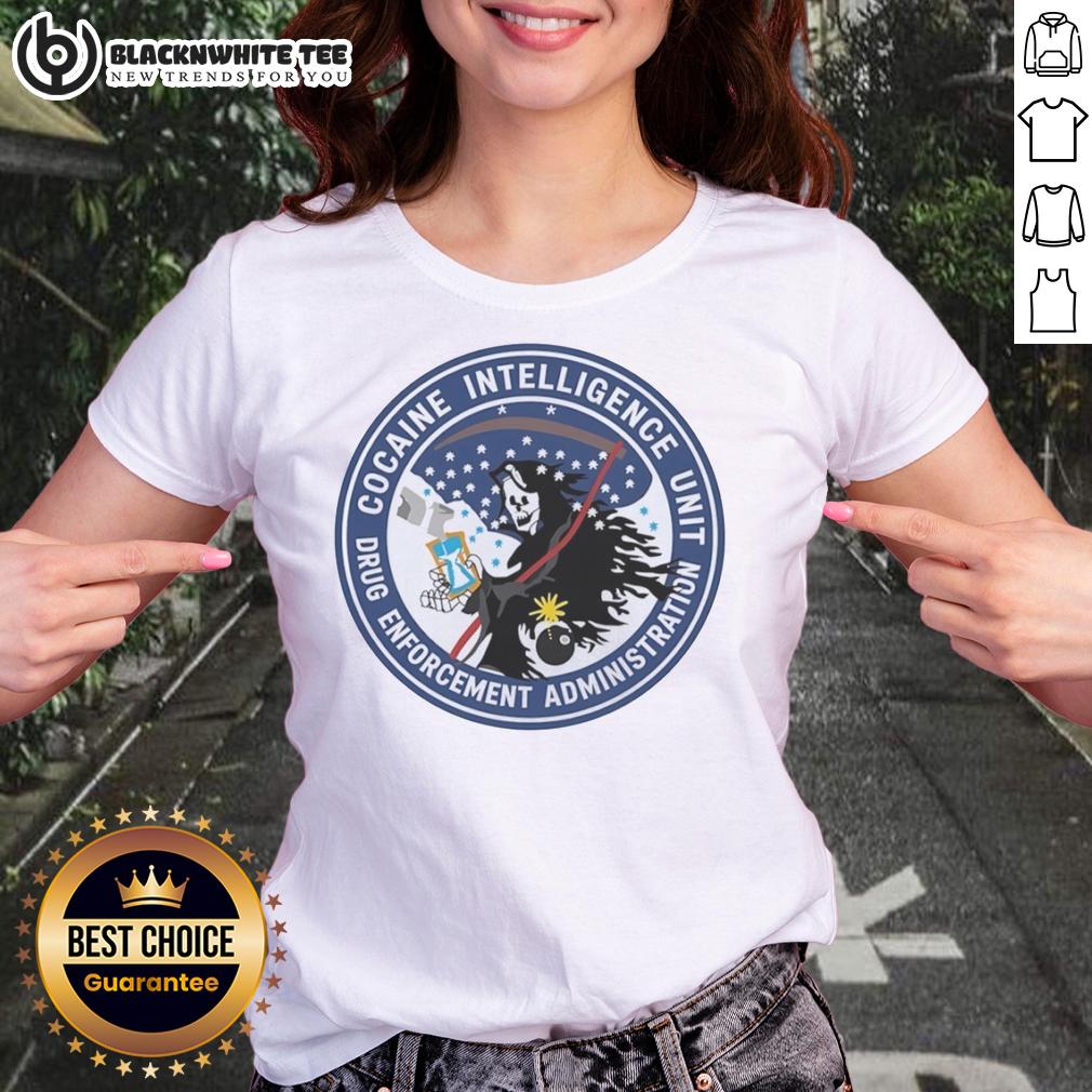 Top Cocaine Intelligence Unit Drug Enforcement Administration T-Shirt - Image 3