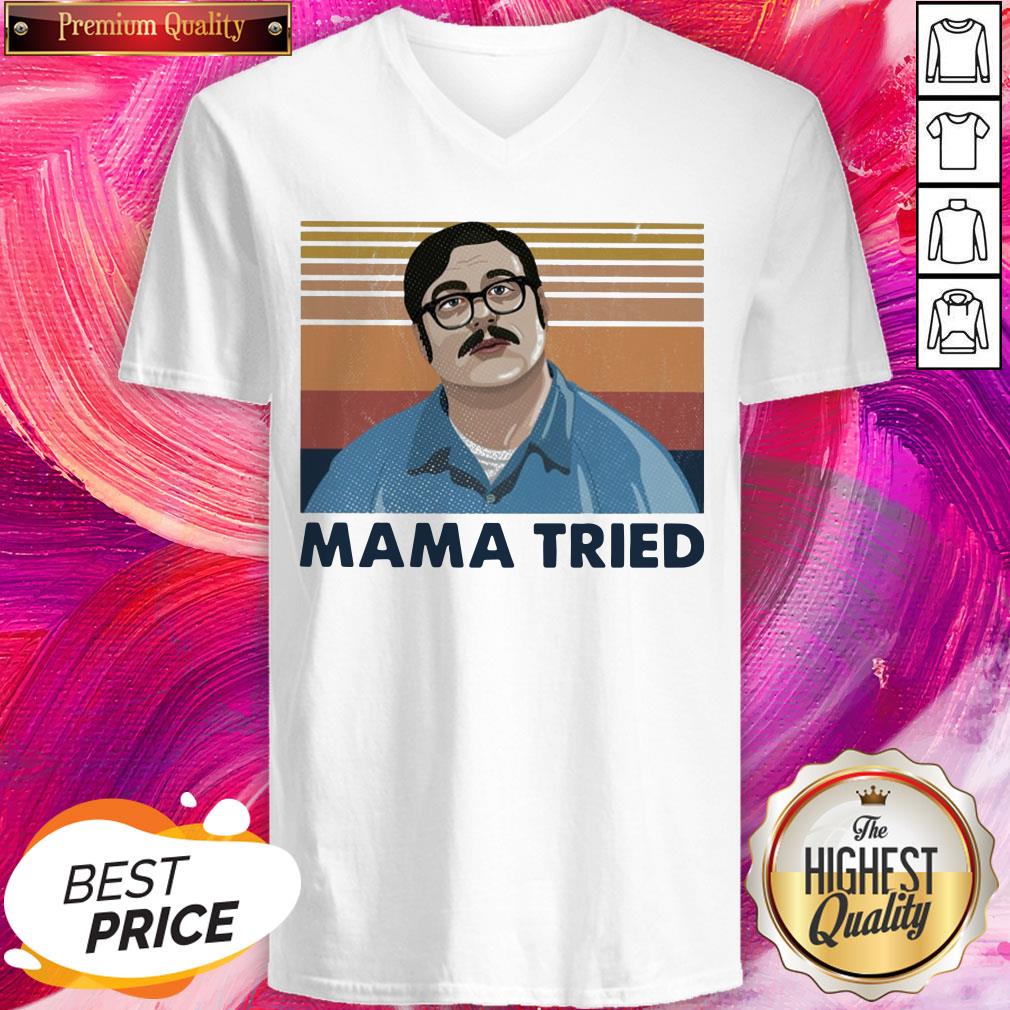 Perfect Edmund Kemper Mama Tried Vintage Retro Shirt - Image 2