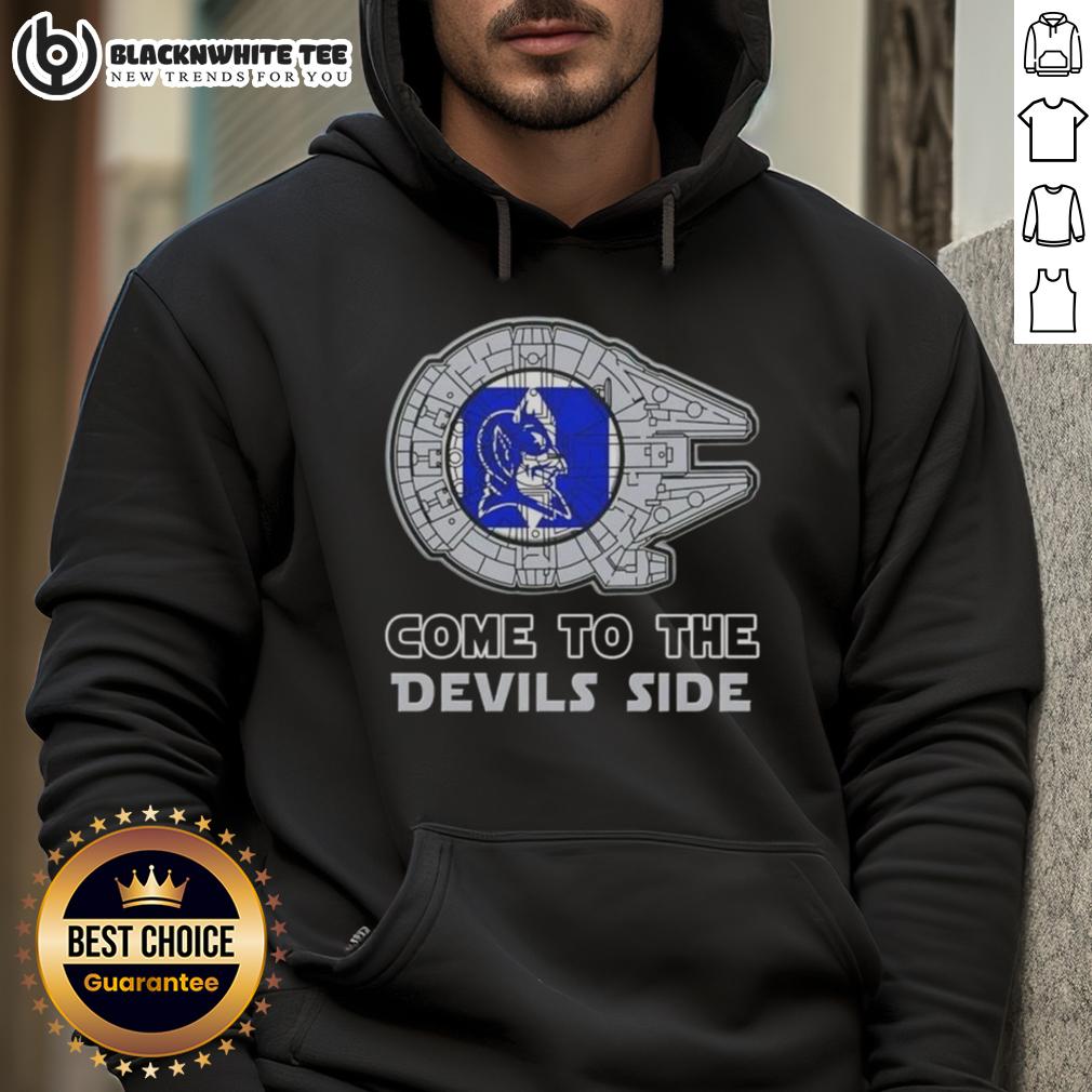 Good Star Wars Come To The Duke Blue Devils Side T-Shirt - Image 2