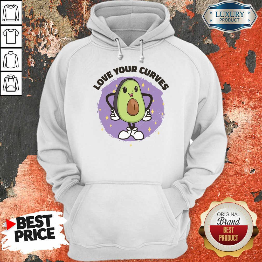 Avocado Body Positivity Self Love Your Curves Shirt - Image 4