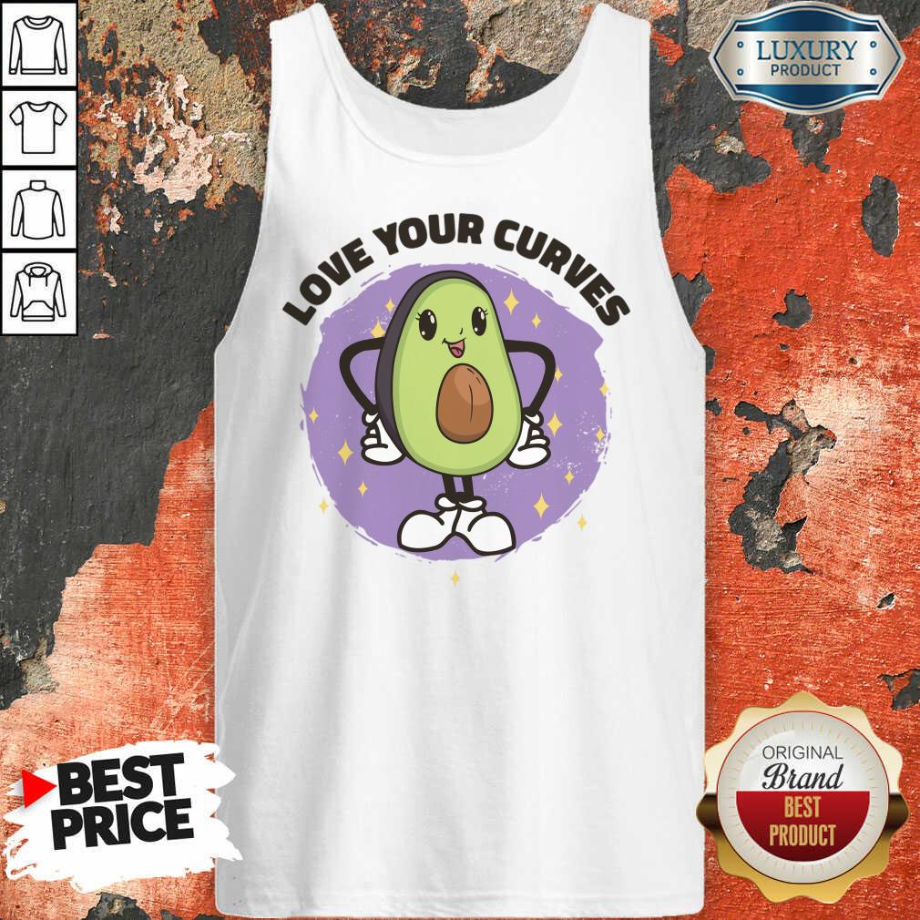 Avocado Body Positivity Self Love Your Curves Shirt - Image 2