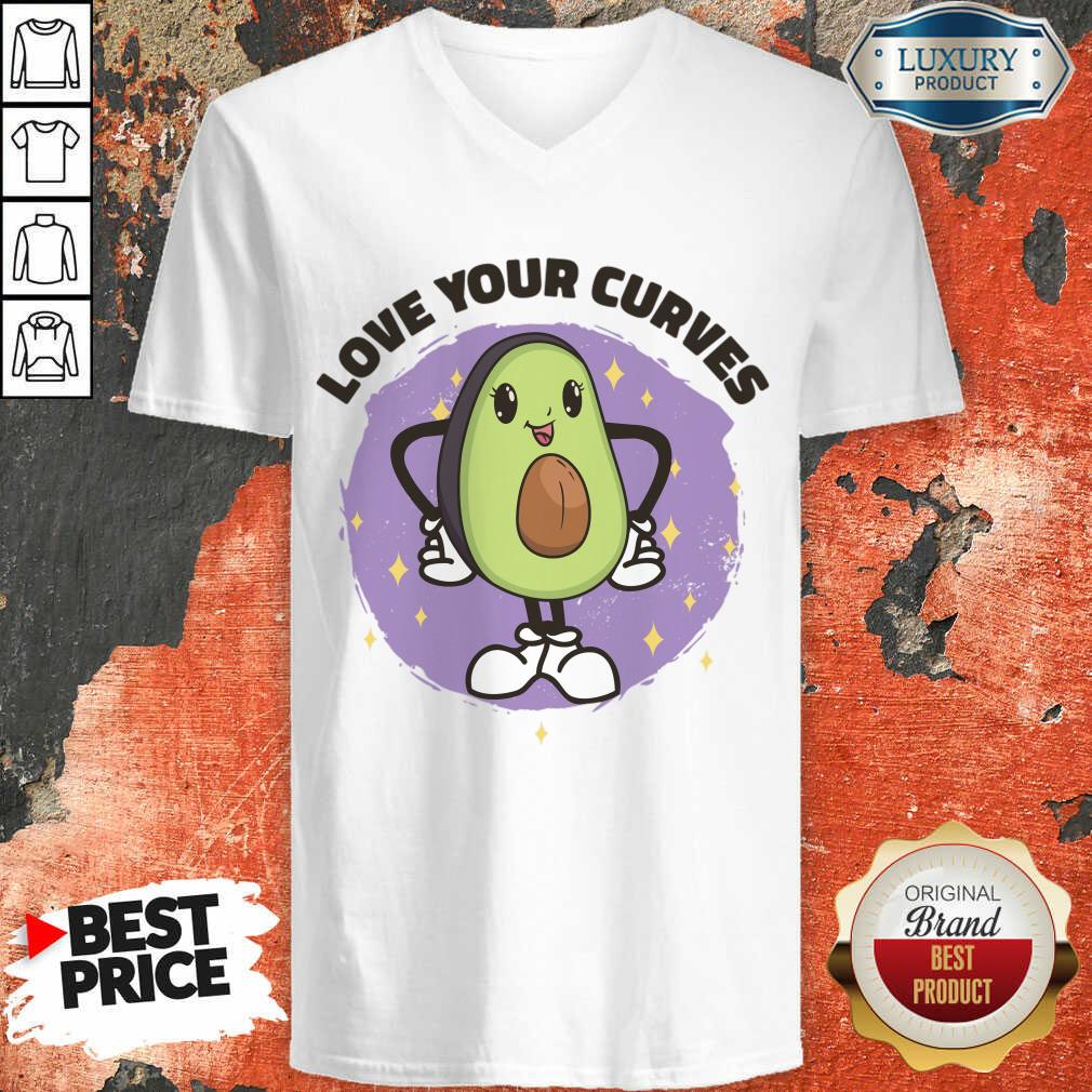 Avocado Body Positivity Self Love Your Curves Shirt - Image 5