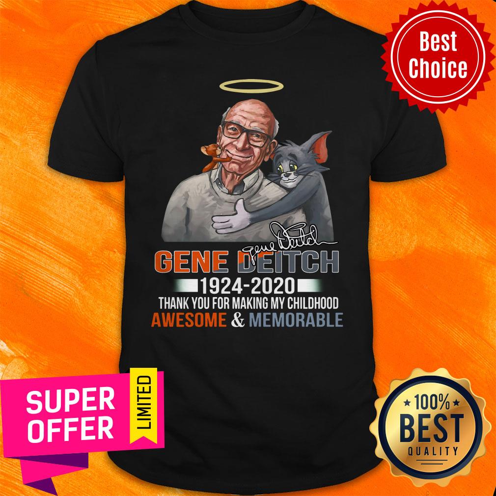 Gene Deitch 1924 2020 Thank You For Making My Childhood Awesome And Memorable Shirt