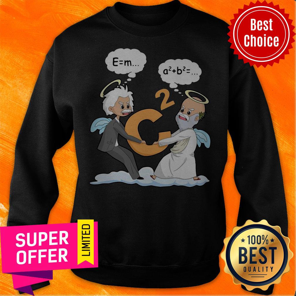 Official Rip Pythagoras And Albert Einstein Angel C Shirt