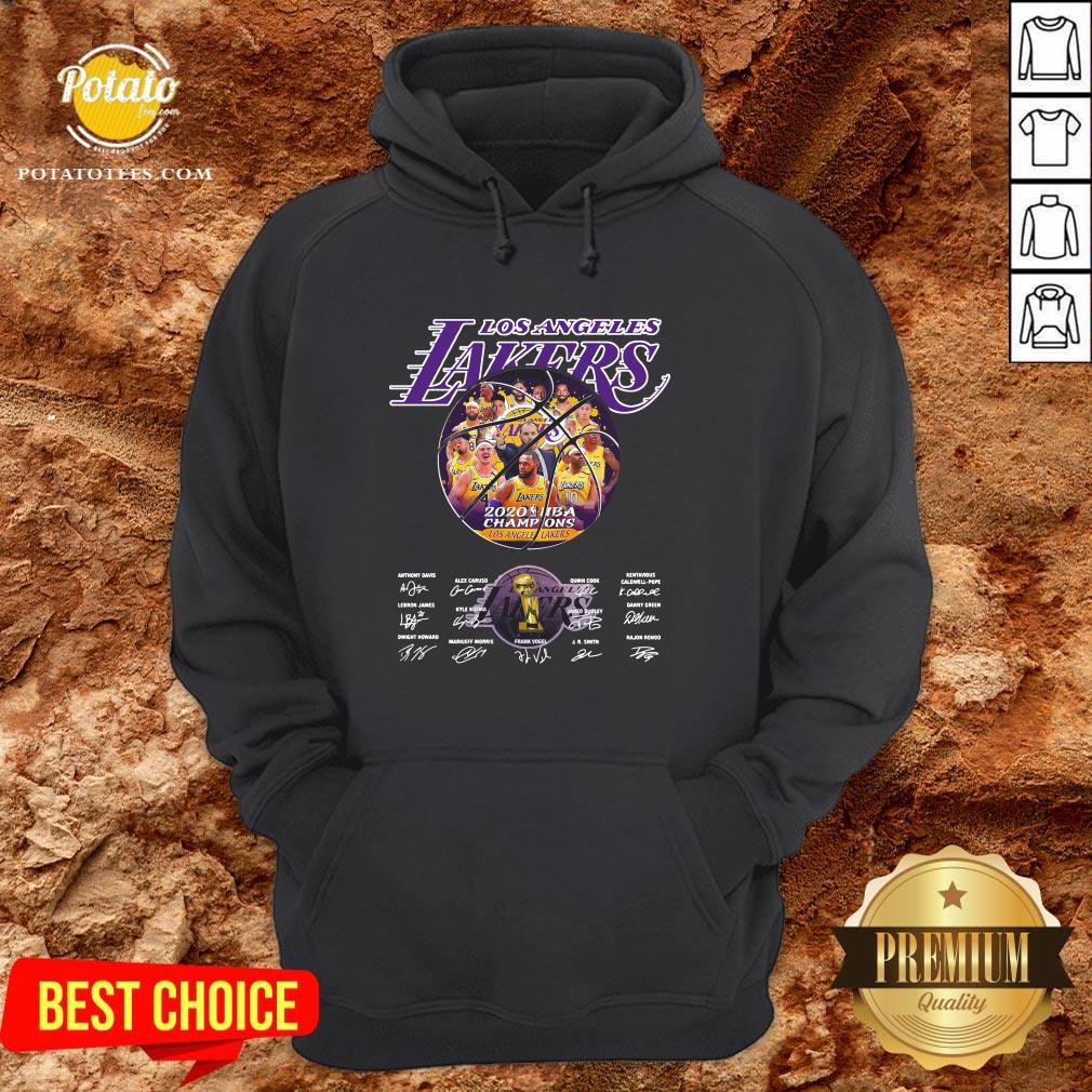 Hot Los Angeles Lakers 2020 NBA Champions Los Angeles Lakers Signature Shirt - Image 5