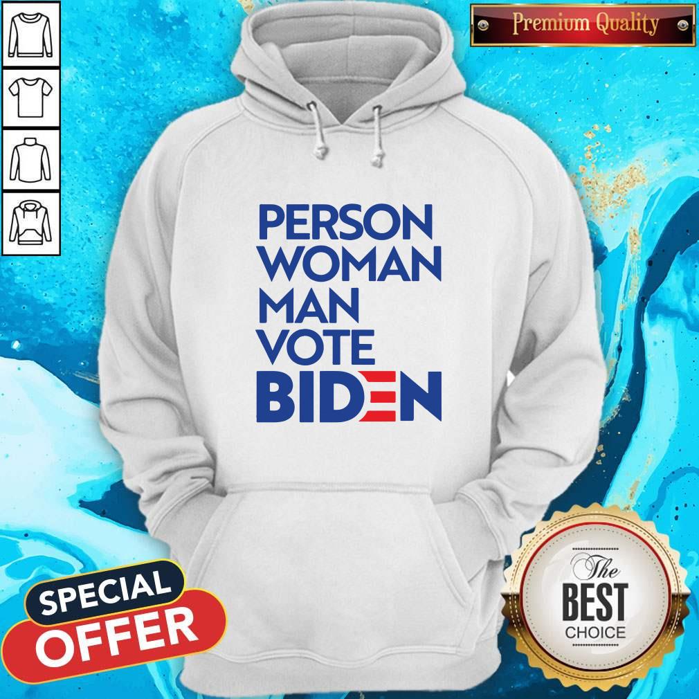 Official Person Woman Man Vote Biden Shirt - Image 5