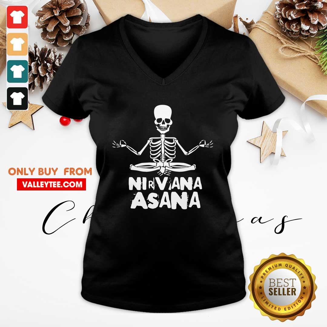 Skeleton Yoga Nirvana Asana Shirt - Image 4