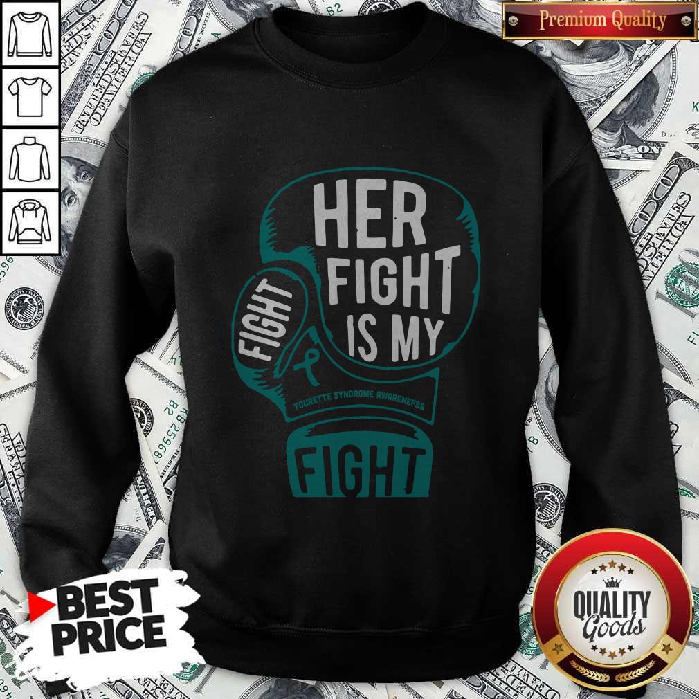 Top Boxing Her Fight Is My Fight Tourette Syndrome Awareness Shirt - Image 4
