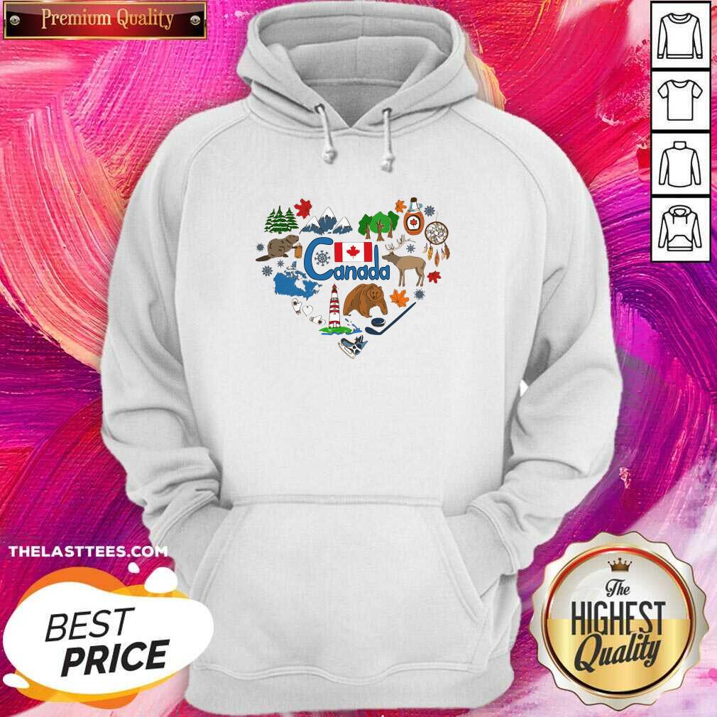 Beautiful Canada Heart Shirt - Image 3