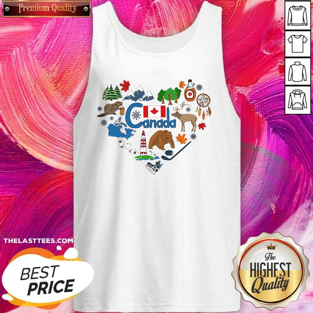 Beautiful Canada Heart Shirt - Image 5