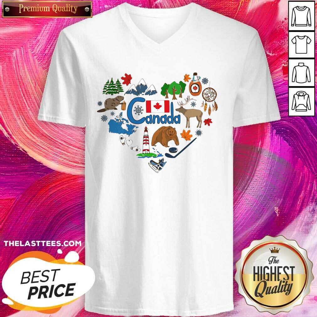 Beautiful Canada Heart Shirt - Image 4