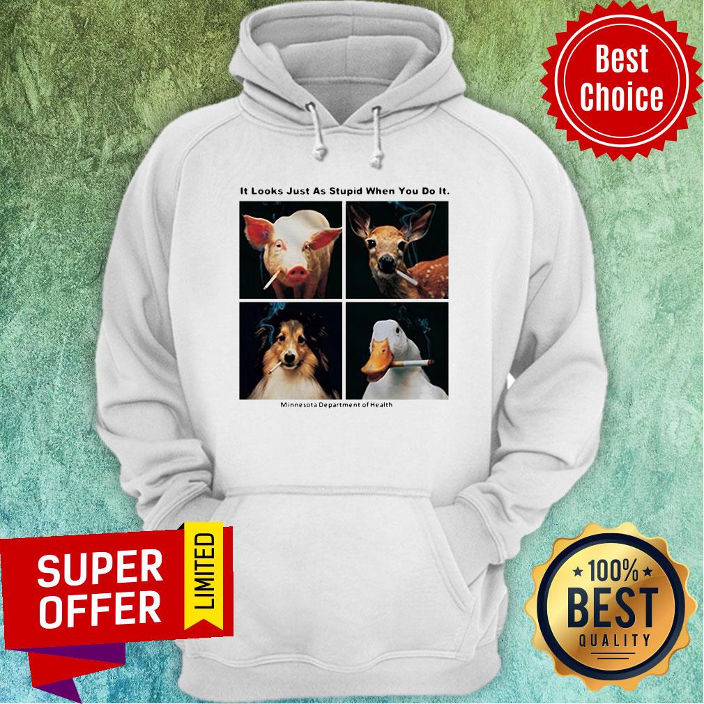 Premium Neck Gaiter It Looks Just As Stupid When You Do Shirt - Image 3