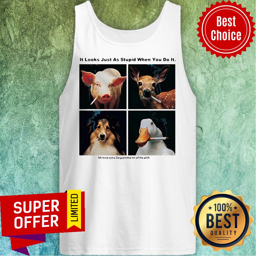Premium Neck Gaiter It Looks Just As Stupid When You Do Shirt - Image 5