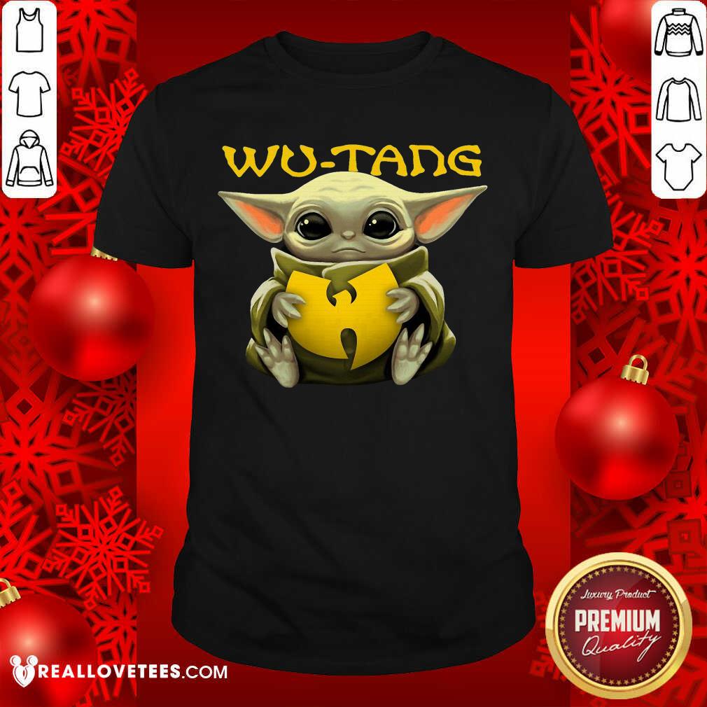 Premium Baby Yoda Hugs Wu Tang Shirt
