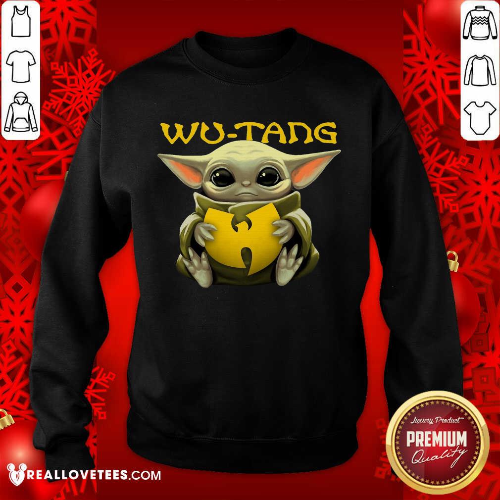Premium Baby Yoda Hugs Wu Tang Shirt - Image 3