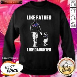 Alternative view of Pretty Like Father Like Daughter Buffalo Bills Shirt