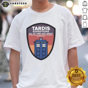 Good Tardis Expeditions All Of Time And Space Police Call Box T-Shirt