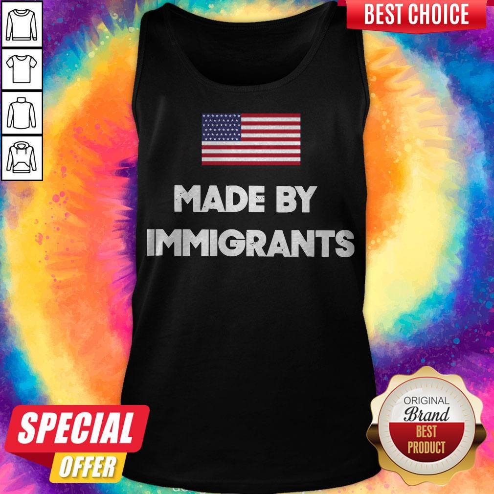 Made By Immigrants American Flag Shirt - Image 4
