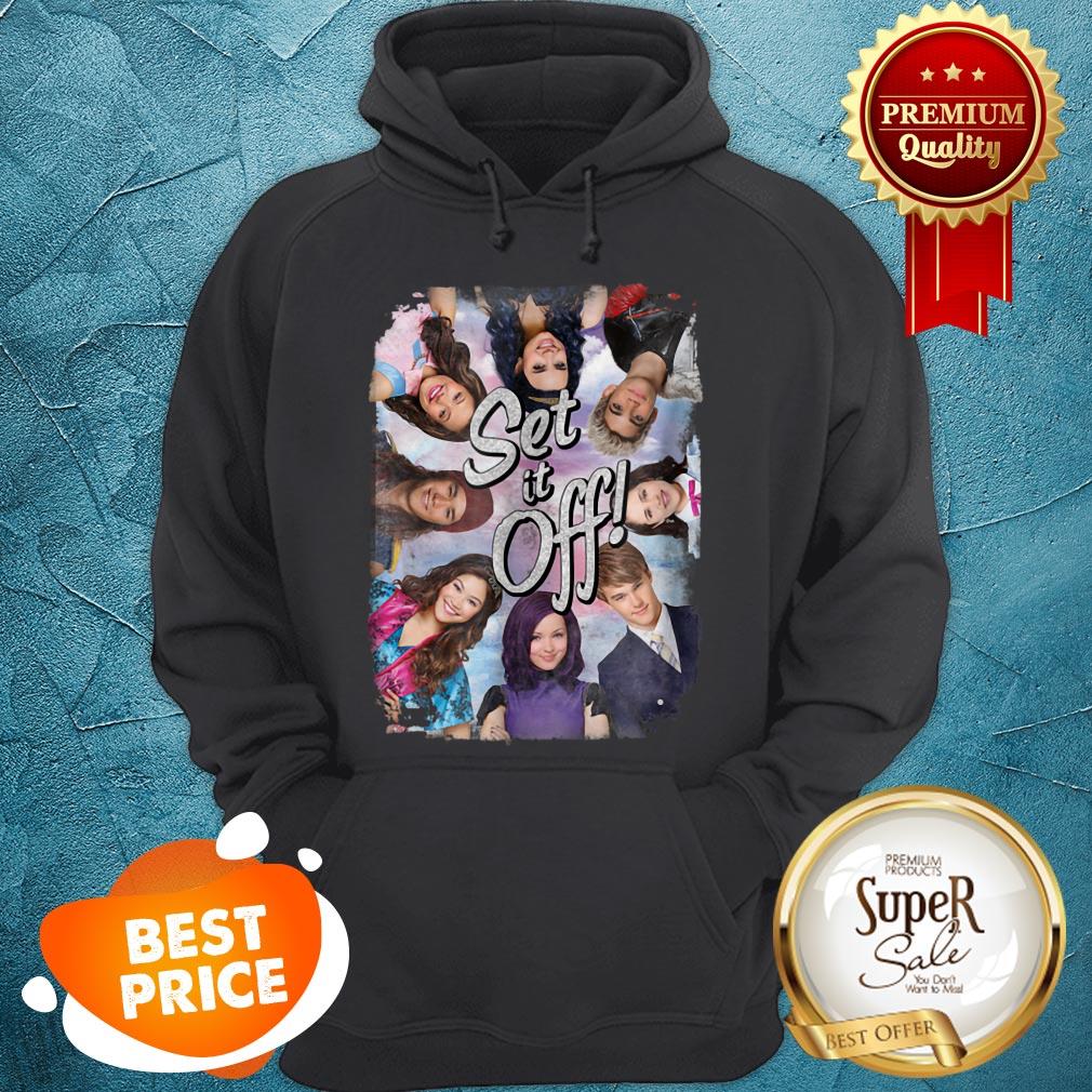 Nice Disney Descendants Set It Off Group Shot Shirt - Image 5