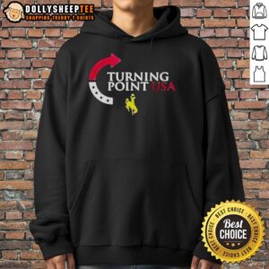 Alternative view of Top Wyoming Cowboys Turning Point USA T-Shirt