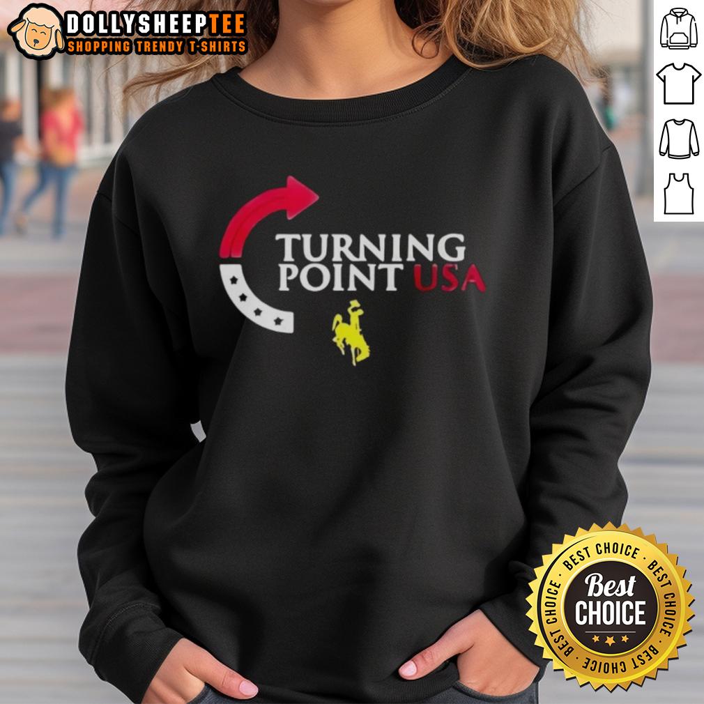 Top Wyoming Cowboys Turning Point USA T-Shirt - Image 5