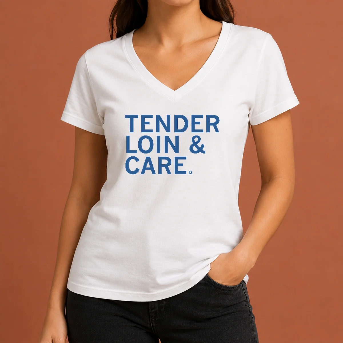 Funny Premium Tender Loin & Care Shirt - Image 2