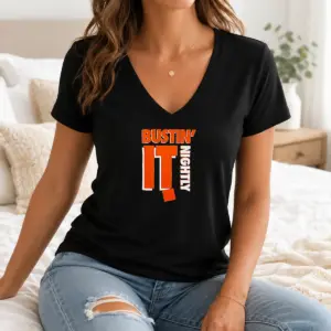 Alternative view of Official Bustin It Nightly Shirt
