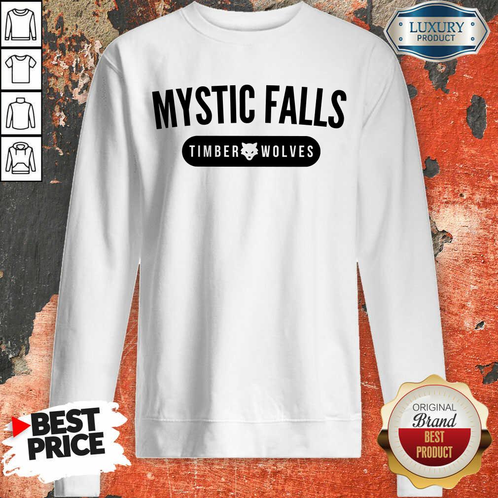 Top Vampire Diaries Mystic Falls Timberwolves Shirt - Image 4