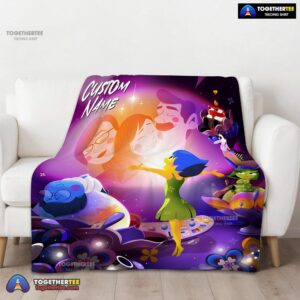 Alternative view of Official Disney Inside Out Family Unite Blanket Fleece Customized Blanket