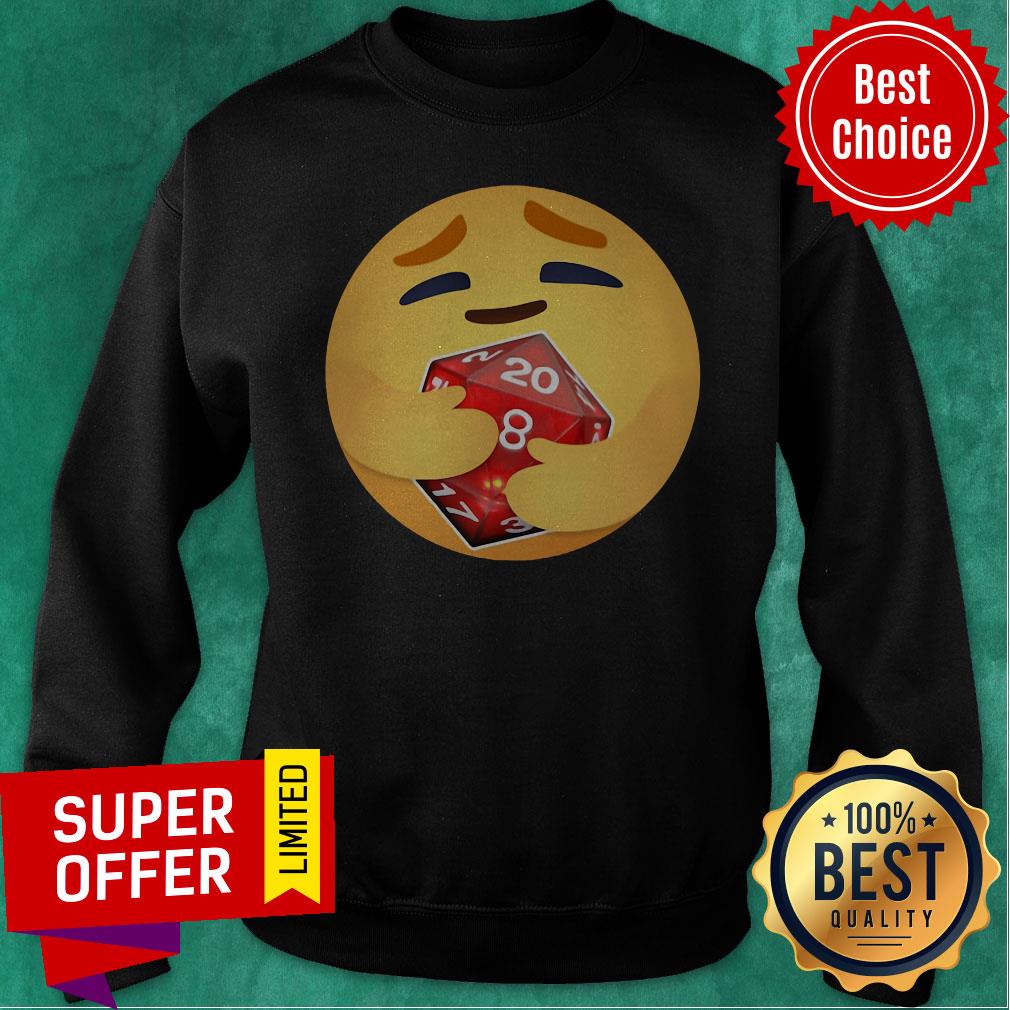 Awesome Emotion Care DND Love And Hug Dice Shirt - Image 2