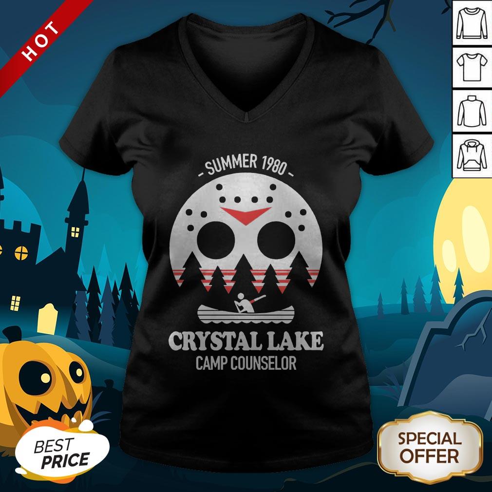 Jason Voorhees Summer 1980 Crystal Lake Camp Counselor Shirt - Image 4