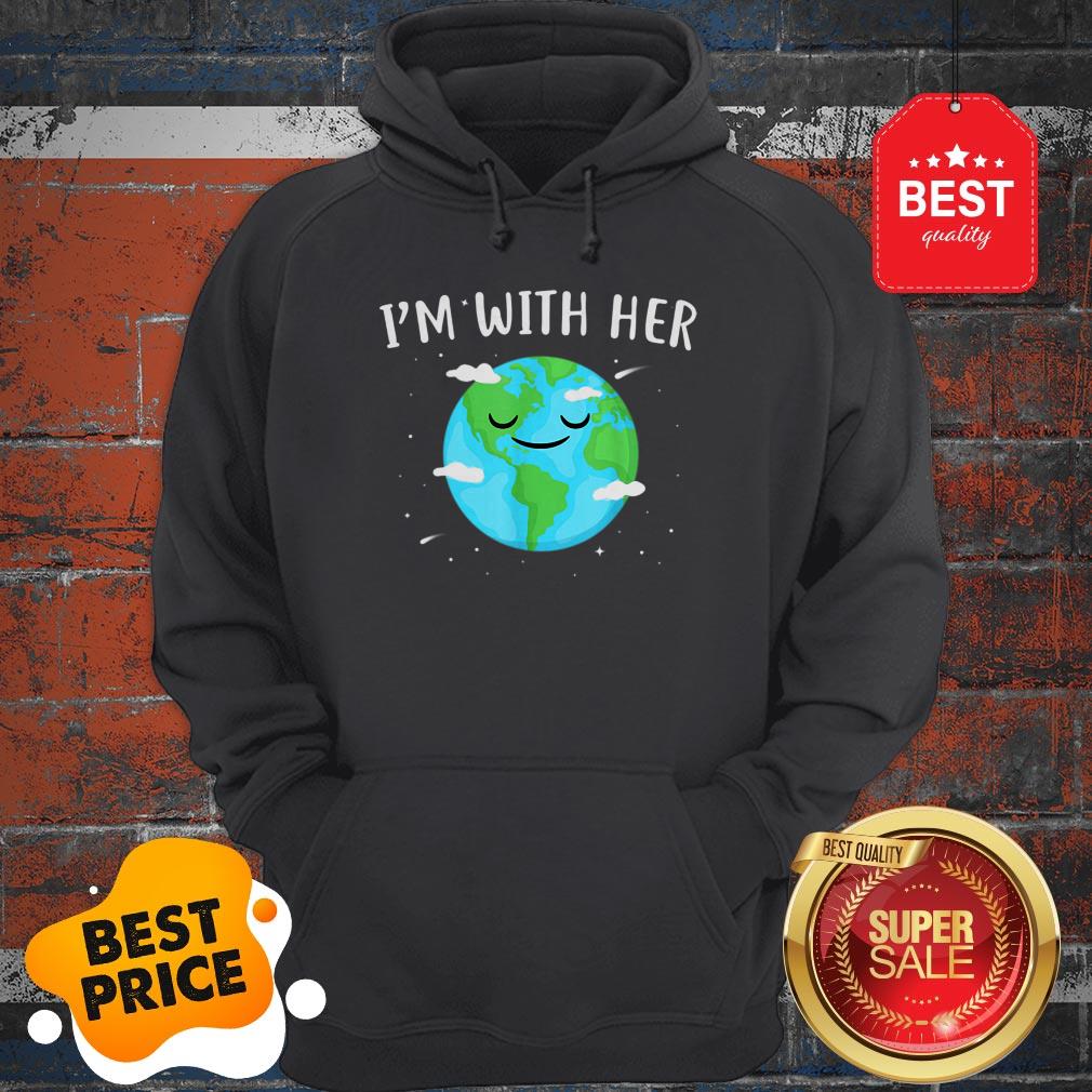 Nice Awesome I’m With Her Sunflower Earth Day Save Earth Mother Shirt - Image 5