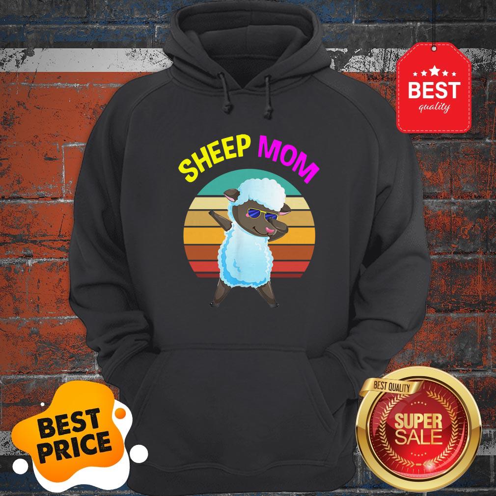 Official Cute Dabbing Sheep Mom Lovers Gifts Mama Mothers Shirt - Image 5
