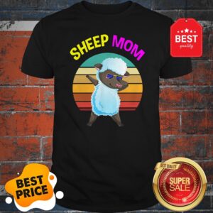 Official Cute Dabbing Sheep Mom Lovers Gifts Mama Mothers Shirt