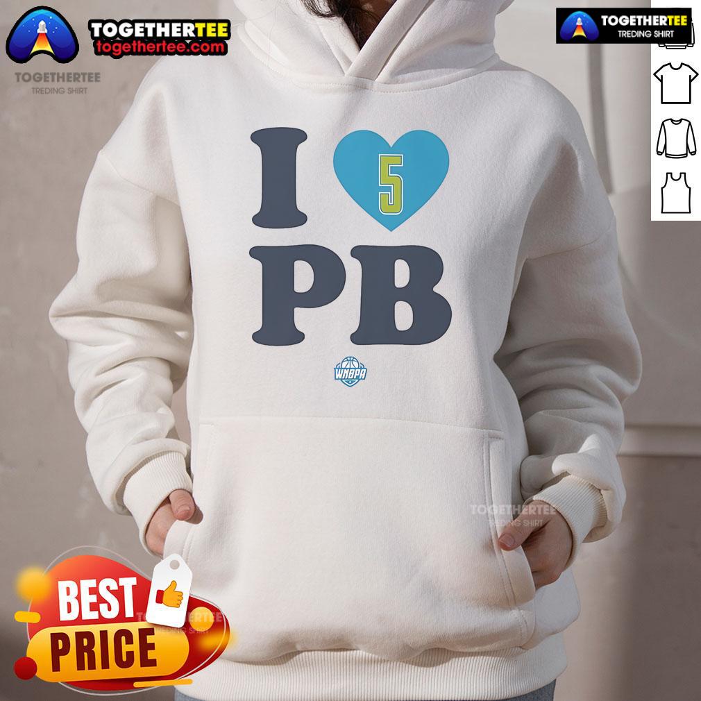 Happy Paige Bueckers I Love PB Dallas Wings T-Shirt - Image 2