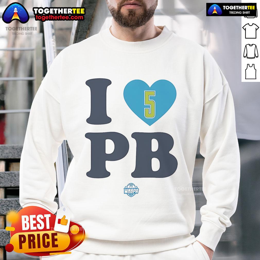 Happy Paige Bueckers I Love PB Dallas Wings T-Shirt - Image 5