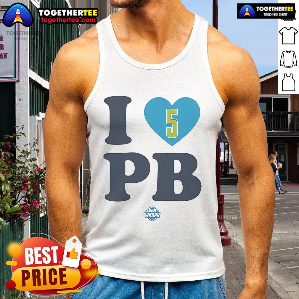 Happy Paige Bueckers I Love PB Dallas Wings T-Shirt - Image 4