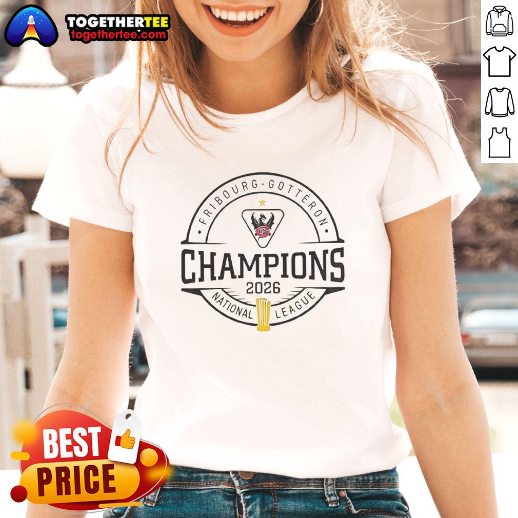 Good HC Fribourg-Gottéron Schweizer Meister 2026 National League Champions T-Shirt - Image 3