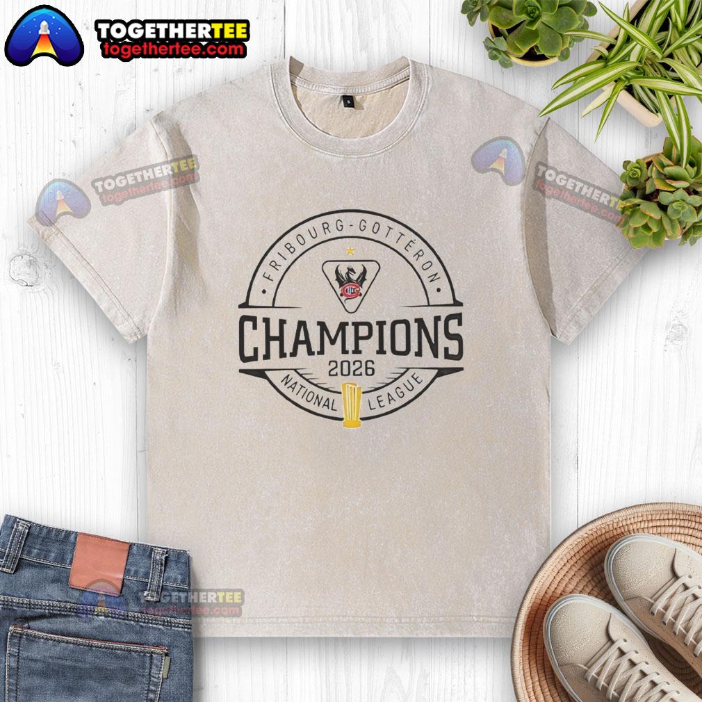 Good HC Fribourg-Gottéron Schweizer Meister 2026 National League Champions T-Shirt - Image 6